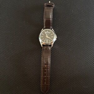 Casio MTP-1370 with gator skin strap